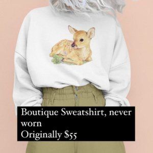 Boutique Super Soft Fawn Sweatshirt
